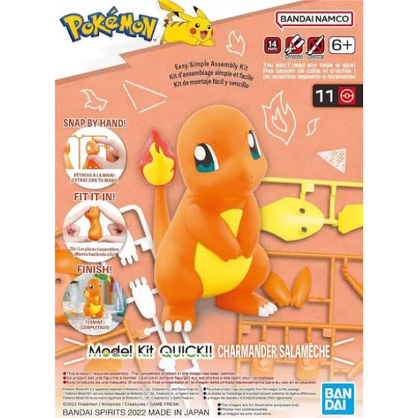 Bandai Pokemon Charmander Model Kit
