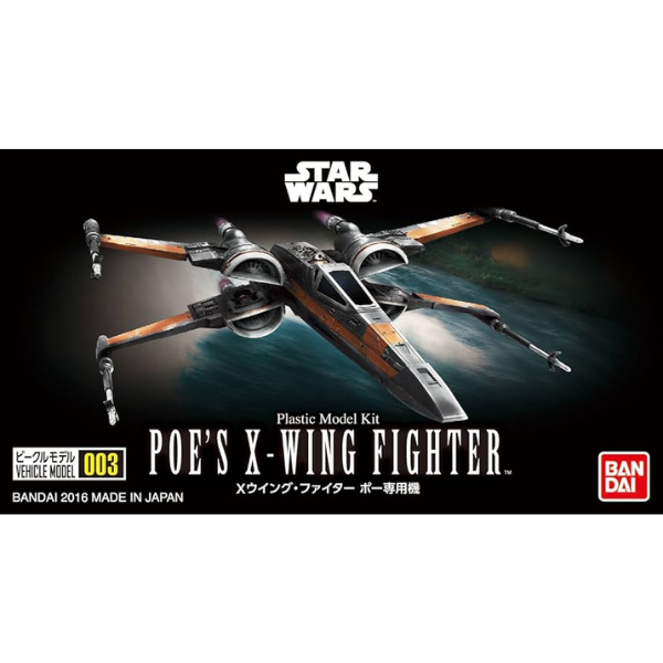 Bandai Star Wars Poe's X-Wing Fighter Plastic Model Kit #003