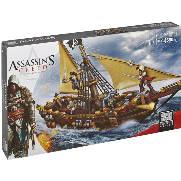 Mega Bloks Assassin's Creed Gunboat Takeover #94308 580pcs