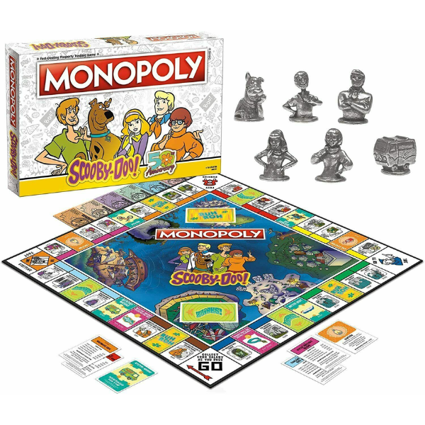 Scooby-Doo! 50th Anniversary Monopoly Board Game