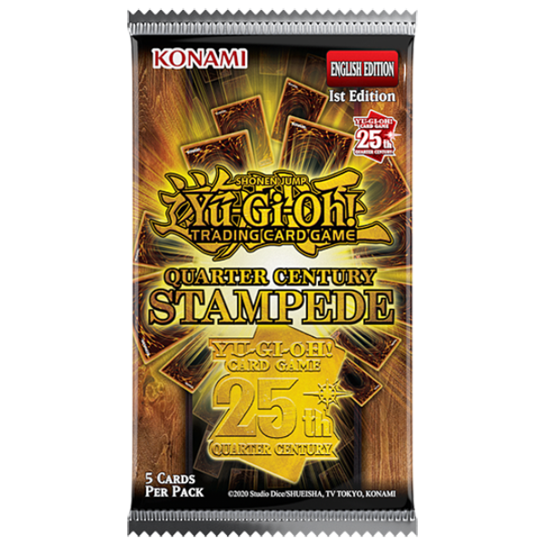Yugioh - Quarter Century Stampede Booster Pack 1st Edition