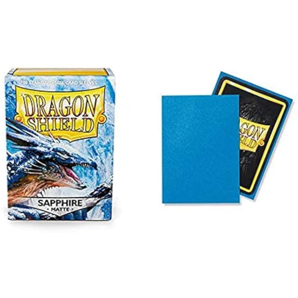 Dragon Shield Matte Sleeves Sapphire Blue Roi & Roy 100ct