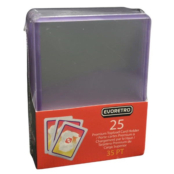 Evoretro 3" x 4" Toploaders 25pcs 35PT