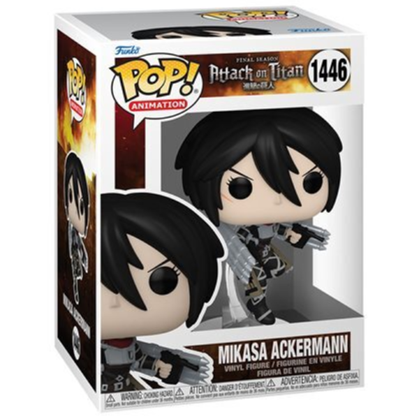 Funko Pop Animation (1446) Attack on Titan Mikasa Ackerman