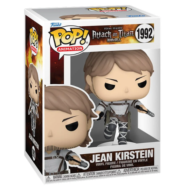 Funko Pop Animation (1992) Attack on Titan Jean Kirstein
