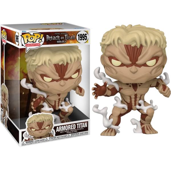 Funko Pop Animation (1995) Attack on Titan Armored Titan 10"