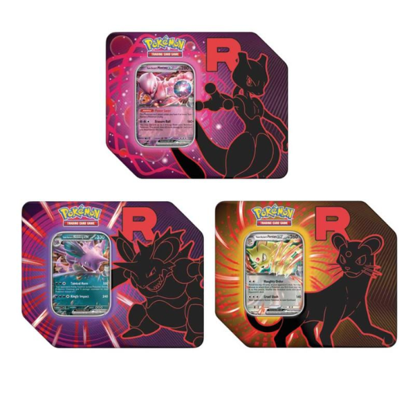 Pokemon TCG Team Rocket Tin 2025