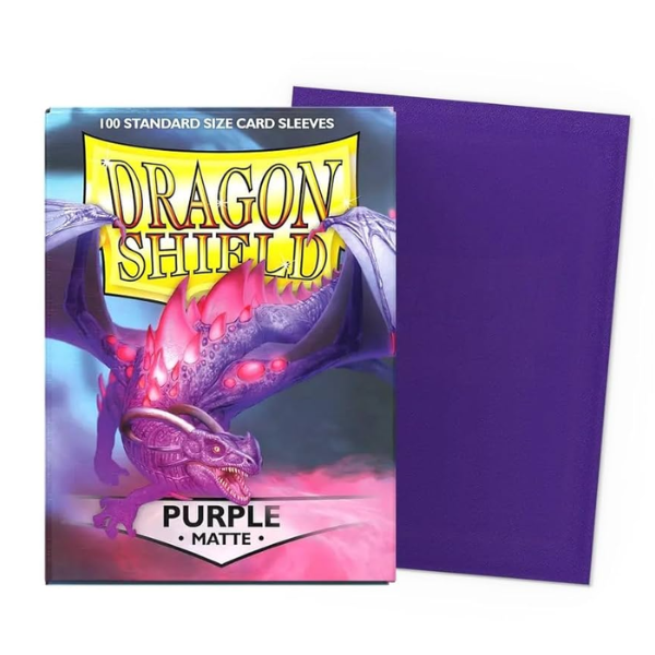 Dragon Shield Matte Sleeves Purple Miasma 100ct