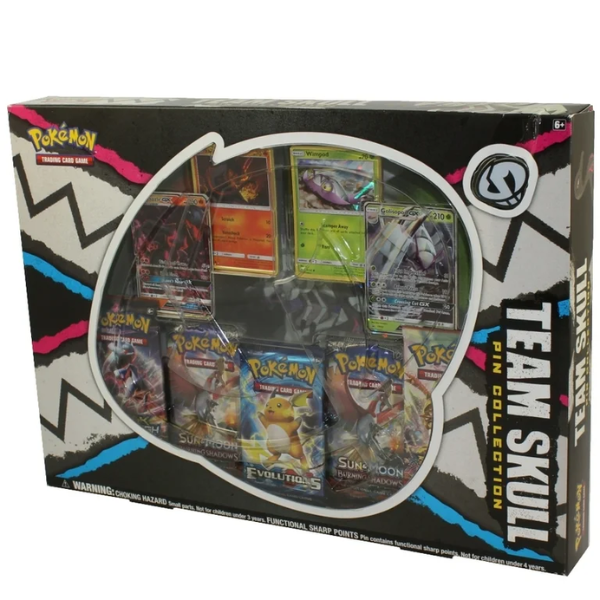 Pokemon TCG Team Skull Pin Collection