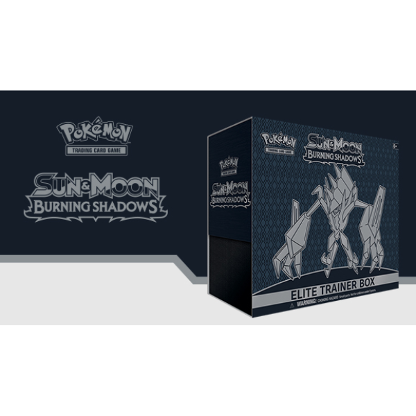 Pokemon Sun & Moon Burning Shadows Elite Trainer Box – VTRGaming