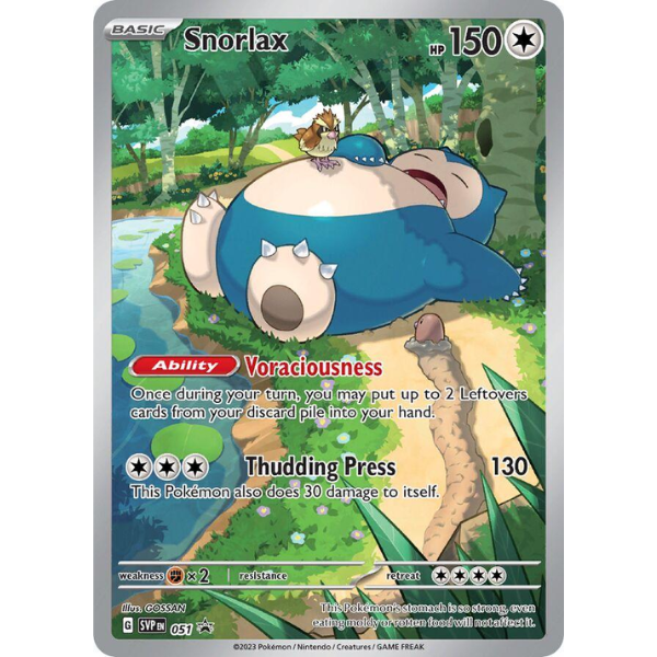 Scarlet & Violet Black Star Promo 051 - Snorlax