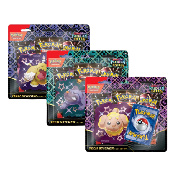 Pokémon TCG Scarlet & Violet Paldean Fates Tech Sticker Collection