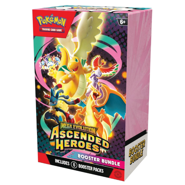 Pokémon TCG - Mega Evolution ME2.5 - Ascended Heroes - Booster Bundle *Limit 4 per household