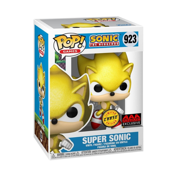 Funko Pop Games (0923) Super Sonic AAA Exclusive Limited Chase