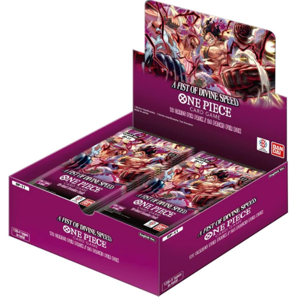 One Piece TCG OP-11 A Fist of Divine Speed Booster Box