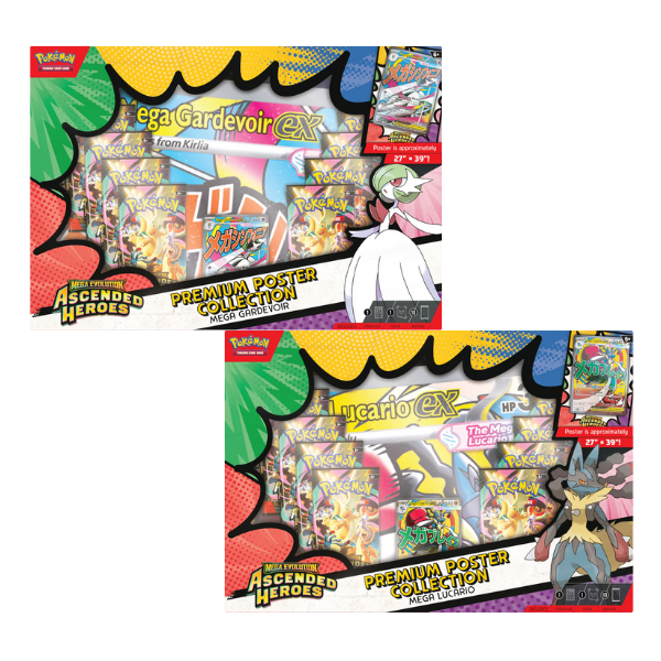 Pokémon TCG - Mega Evolution ME2.5 - Ascended Heroes - Premium Poster Collection