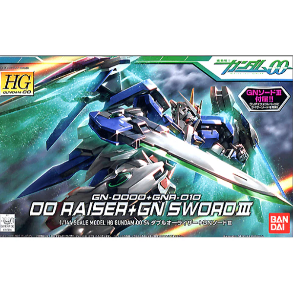 HG00 54 00 Raiser + GN Sword III 1/144