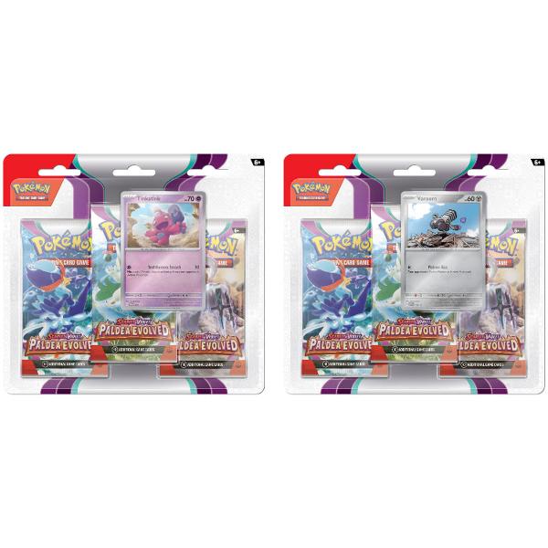 Pokemon Scarlet & Violet Paldea Evolved 3-Pack Blister