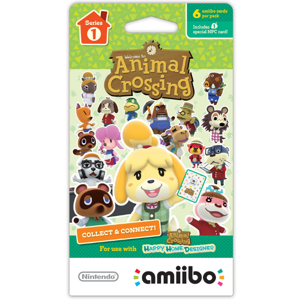 Animal Crossing Amiibo Cards Series 1 - 6-card Pack