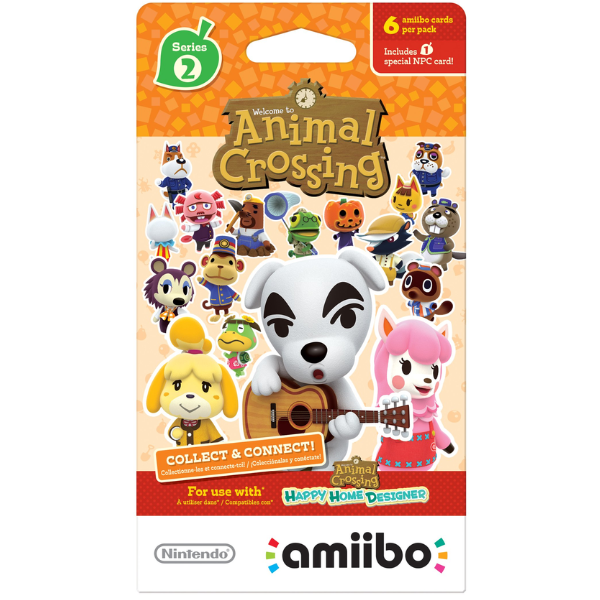 Animal Crossing Amiibo Cards Series 2 - 6-card Pack