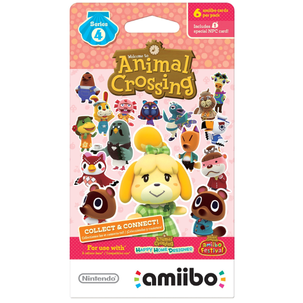 Animal Crossing Amiibo Cards Series 4 - 6-card Pack