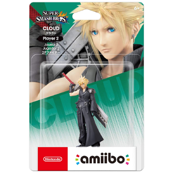 Cloud Amiibo Player 2, Super Smash Bros. Series, 1st Edition