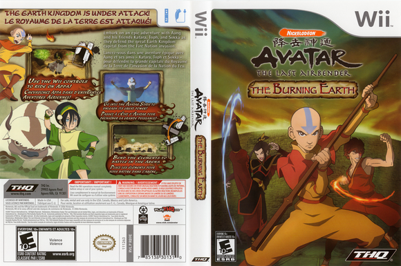 Nickelodeon Avatar The Last Airbender: The Burning Earth