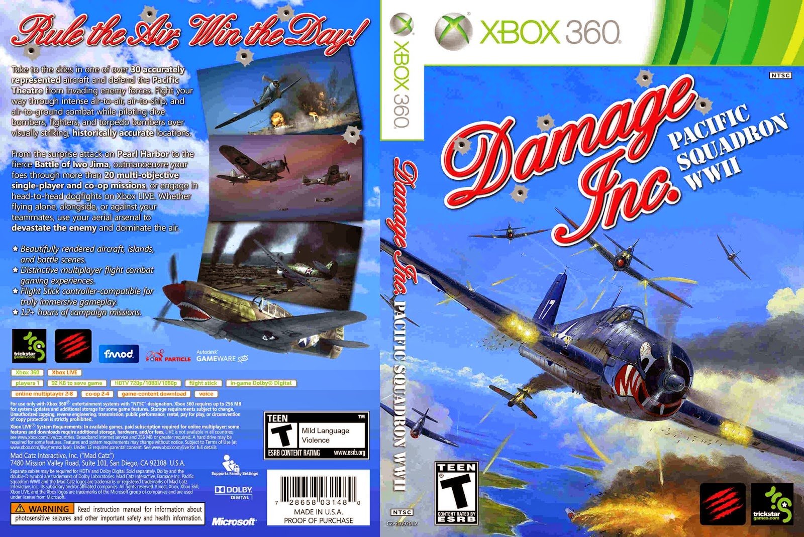 Shops Damage Inc.: Pacific Squadron WWII Limited Edition for Xbox 360