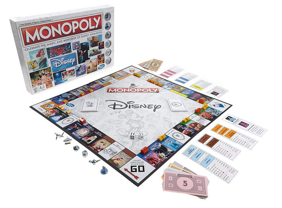 Disney Animation Monopoly Board Game