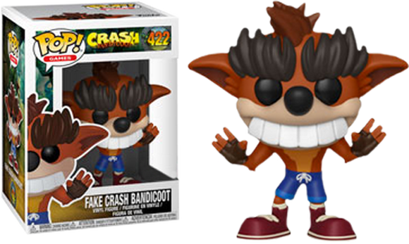 Funko Pop Games (422) Fake Crash Bandicoot