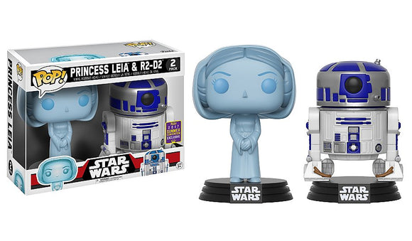 Funko Pop 2 Pack Princess Leia & R2-D2