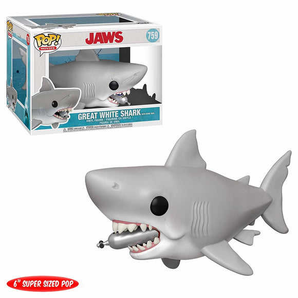 Funko Pop Movies (759) Great White Shark With Diving Tank