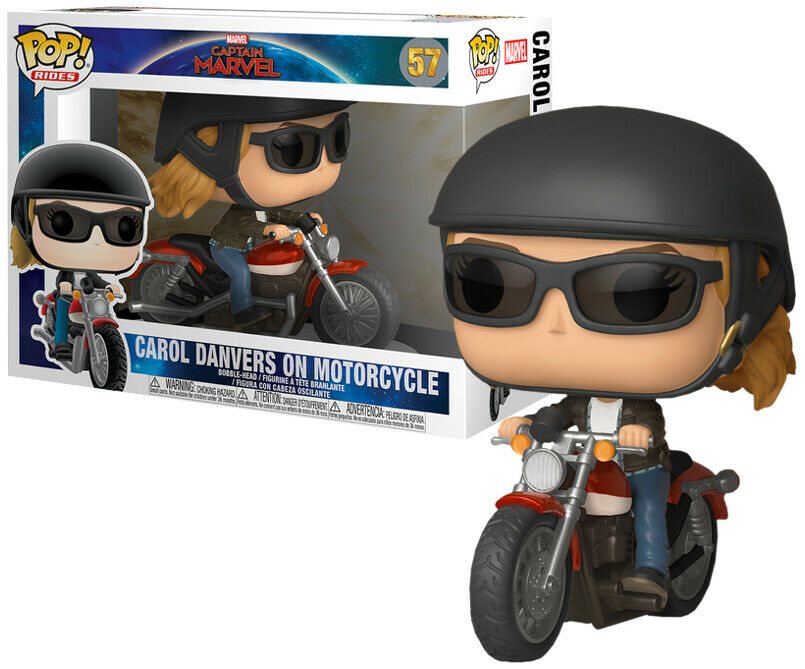 Funko Pop Rides (057) Carol Danvers on Motorcycle