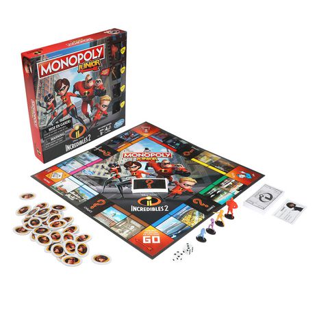 The Incredibles Monopoly Junior Board Game
