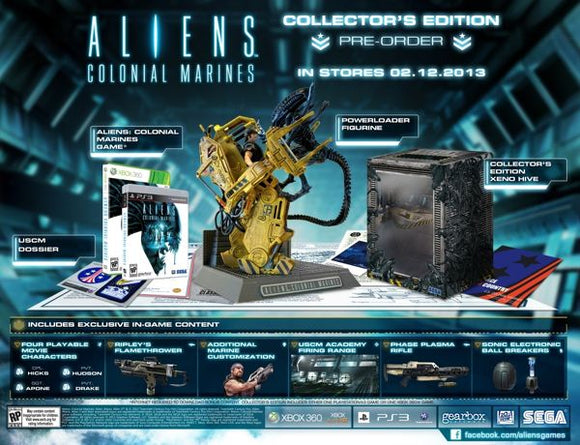 Aliens Colonial Marines Collector's Edition