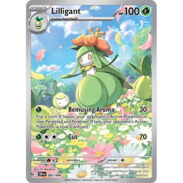 Scarlet & Violet - Black Bolt 092/086 - Lilligant [Illustration Rare]