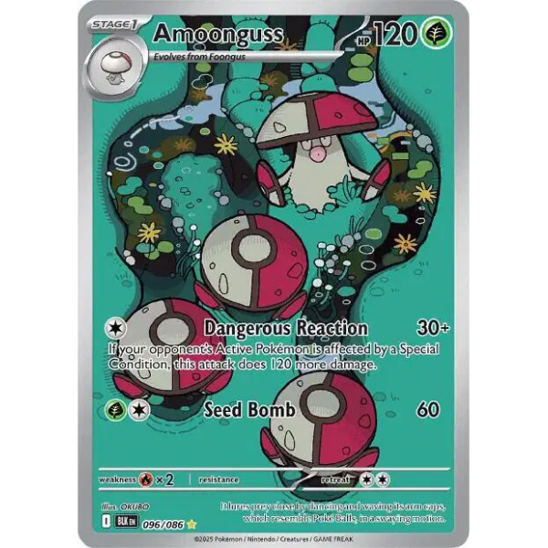 Scarlet & Violet - Black Bolt 096/086 - Amoonguss [Illustration Rare]