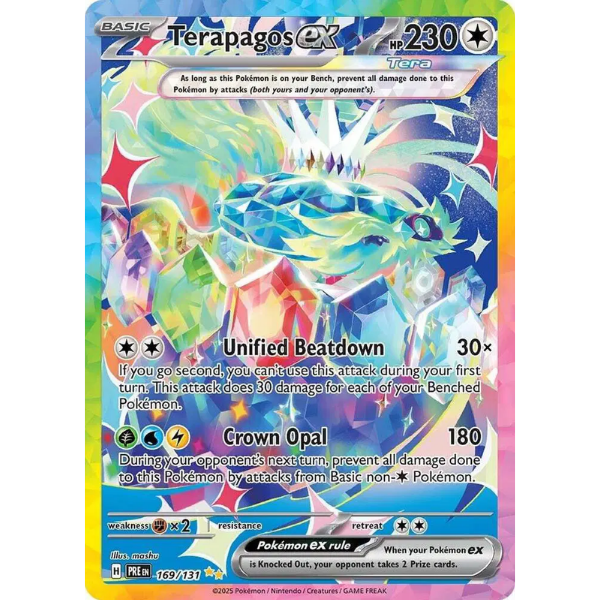 Scarlet & Violet Prismatic Evolutions 169/131 - Terapagos ex [Special Illustration Rare]