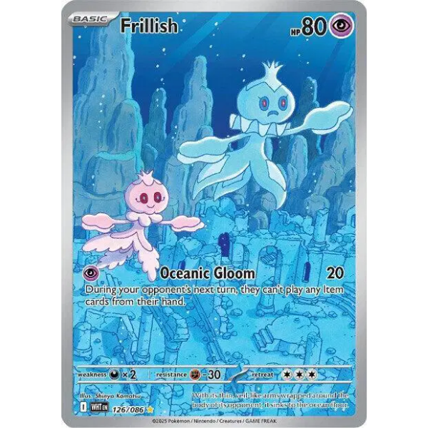 Scarlet & Violet White Flare 126/086 - Frillish [Illustration Rare]