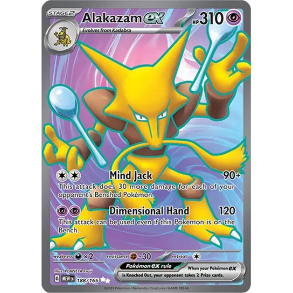Scarlet & Violet 151 188/165- Alakazam ex [Ultra Rare]