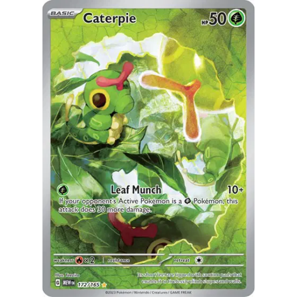 Scarlet & Violet 151 172/165 - Caterpie [Illustration Rare]