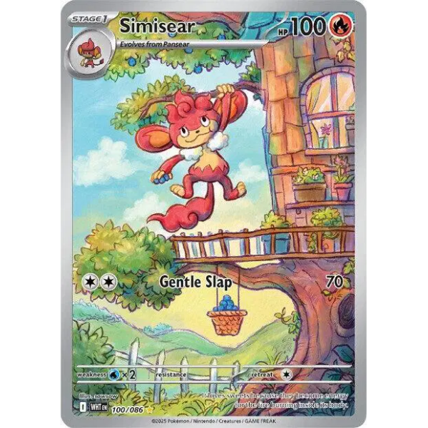 Scarlet & Violet White Flare 100/086 - Simisear [Illustration Rare]