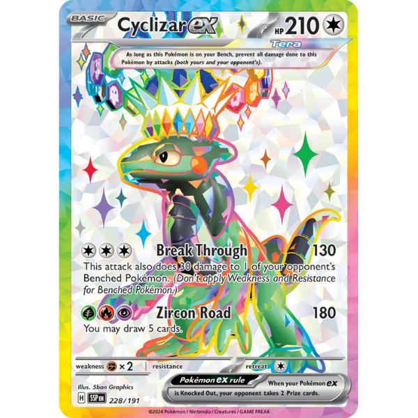 Scarlet & Violet Surging Sparks 228/191 - Cyclizar ex [Ultra Rare]