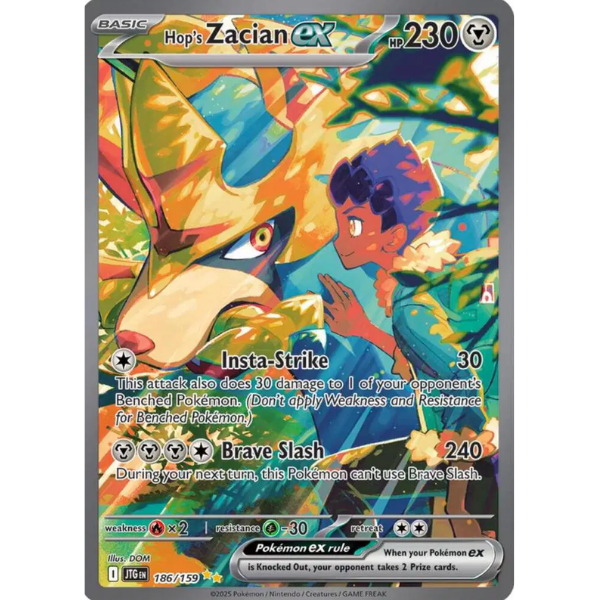Scarlet & Violet - Journey Together 186/159 - Hop's Zacian ex [Special Illustration Rare]