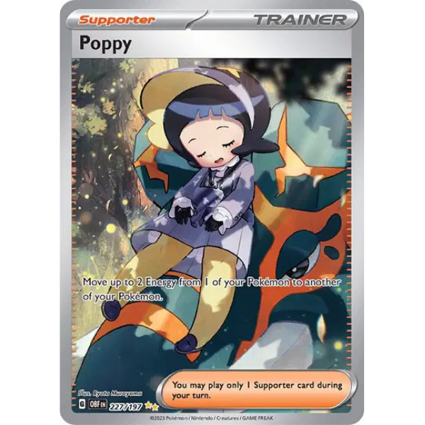 Scarlet & Violet Obsidian Flames 227/197 - Poppy [Special Illustration Rare]