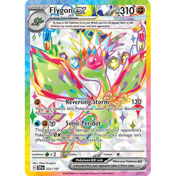 Scarlet & Violet Surging Sparks 222/191 - Flygon ex [Ultra Rare]