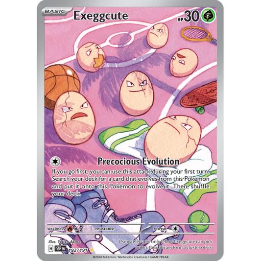 Scarlet & Violet Surging Sparks 192/191 - Exeggcute [Illustration Rare]