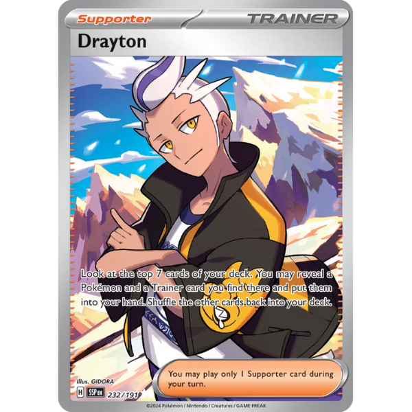 Scarlet & Violet Surging Sparks 232/191 - Drayton [Ultra Rare]