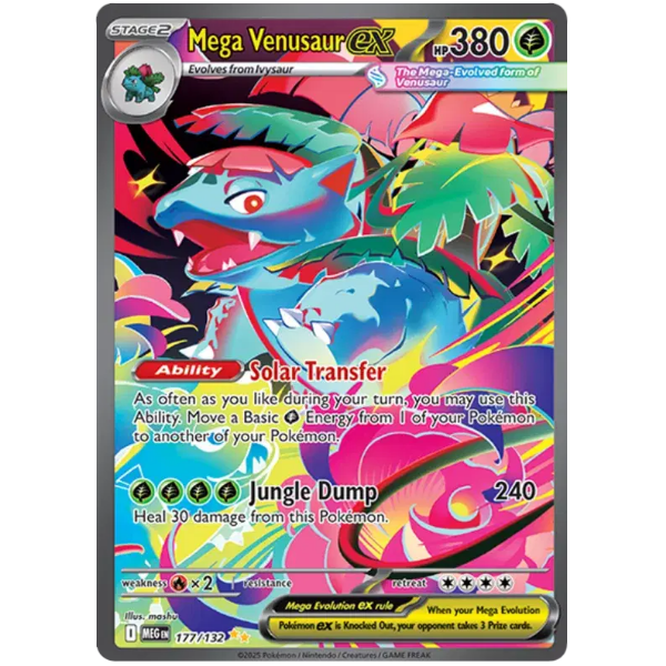 Mega Evolution Base 177/132 - Mega Venusaur ex [Special Illustration Rare]