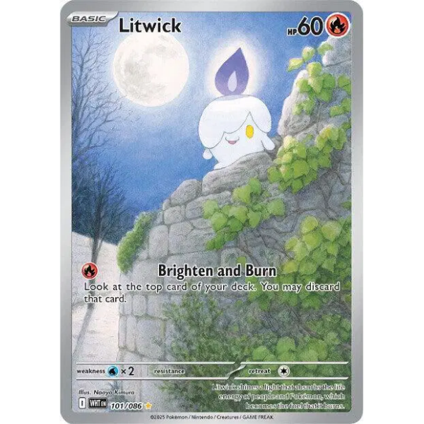 Scarlet & Violet White Flare 101/086 - Litwick [Illustration Rare]